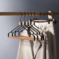 Tiantian vertical hanger household multifunctional seamless clothes hanging wooden aluminum alloy anti-skid windbreaker support adult clothing rack
