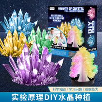 Primary school science experiment set growth Crystal planting diy handmade crystal childrens toy equipment