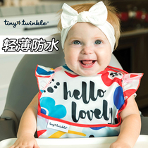 tiny twinkle baby eating surrounding pocket ultra soft baby saliva towel waterproof round mouth child feeding hood clothes