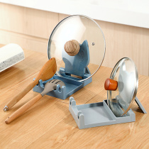  Home home kitchen pot cover artifact chopping board shelf Pot cover rack countertop sitting cutting board cutting board storage rack