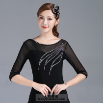 OToole Crystal Ma three steps Jitba Sailor Latin practice Female square ballroom top