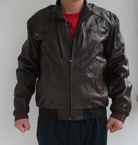 59 Xia Fei summer flight suit pure sheepskin jacket