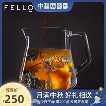 Officially authorized Fellow Mighty single-layer glass hand-brewed coffee sharing pot coffee jug 300ml