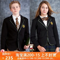 Eaton Gide school uniform men and womens suits childrens clothing big Children Spring suit jacket 13Z202 women 13z102 men