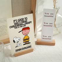 Small days do not turn over ins card base note holder desktop photo holder message clip post card