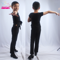 Hyun Dance boys professional Latin dance Modern dance practice top practice pants suit Competition suit Performance suit D3