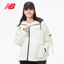 New Balance NB Official Womens Fashion Draw Rope with Caps Zipper Sports Jacket AWJ13351