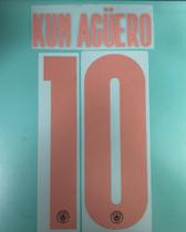 2020-21 Manchester City MCFC Home and Away Original Champions League Printing Number 10 KUN AGUERO