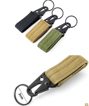 Outdoor CS multi-function lock hook with tactical backpack with accessories Fashion trend tool keychain outdoor hanging buckle