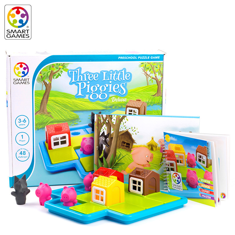 Smart games three piglets bunnies bounce little Red Riding Hood Snow White parking strategy puzzle table game