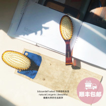 Italian KOH I NOOR tortoiseshell metal tooth comb airbag massage comb anti-static air cushion massage comb