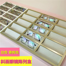 Glasses shop baked tilted wooden pallet display shelves for shelf sunglasses sunglasses box