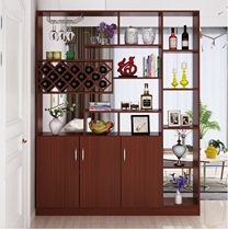 Living room entrance shoe cabinet porch cabinet wine cabinet partition cabinet simple modern double-sided screen cabinet door Hall decoration cabinet