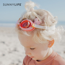 Australia sunnylife childrens swimming cap goggles bath towel Men and women mermaid unicorn dinosaur silicone 3-9 years old