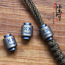 XGEDC Beidou made titanium alloy expression bag EDC umbrella rope pendant knife pendant Keychain pendant Zipper head necklace pendant