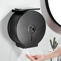 Hotel Toilet Paper Towel Box Stainless Steel Large Stock Roll Paper Rack Public Toilet Large Roll Paper Box Wall-mounted Towel Rack