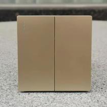  Type 86 golden blinds lift switch Elevator switch Automatic reset switch Elevator power curtain switch