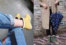 Japanese comfortable versatile rare Ladies Short and short help thin inner rubber rain shoes exported to Japan