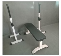 Squat rack barbell rack Household fitness equipment simple weightlifting bed Large flat stool Bench press weightlifting rack dumbbell stool