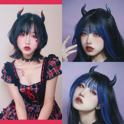taobao agent 【Buried forest】Original exclusive devil horns ghost horn head jewelry headpiece cos cos cos Gothic elements Diablo