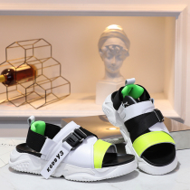 2022 New Summer Y3 Genuine Leather Men Sports Beach Shoes Sandal Toes Outside Wearing Soft Bottom Comfort Casual Boomer