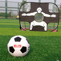 Foldable portable childrens entertainment football goal net frame mobile ball door frame outdoor beach sports