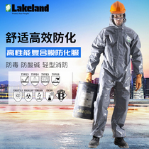 Reykran Kemax 3 Series CT3S428 Chemical Laboratory Petrochemical Anti-Acid and Alkali Protective Suit Anti-Chemical Suit