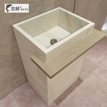 Guhe household floor-standing integrated wash basin washbasin washbasin toilet balcony column basin customization