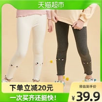 DooXi girl girl hit bottom pants pure cotton Baobao Spring Fall Long pants CUHK Girl child outside wearing pants Korean version
