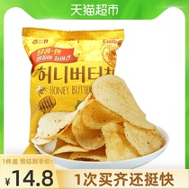 (Imported)South Korea Haitai honey butter potato chips 60g Longing for life Zhang Yixing same net sweet potato chips