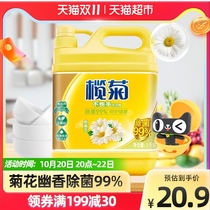 Lam chrysanthemum degerm detergent wild chrysanthemum 3kg family kitchen tableware degreasing oil washable household