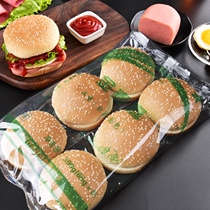 Hamburger bread embryo hamburger semi-finished hamburger bread breakfast hamburger embryo home ready-to-eat family full box