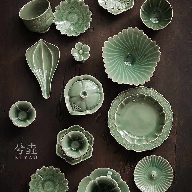 越窑青瓷茶具-越窑青瓷茶具促销价格、越窑青瓷茶具品牌- 淘宝