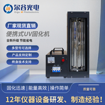 Ultraviolet UV curing lamp 1 2 3kw laboratory portable uv curing machine small portable UV glue curing machine