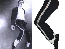 MJ★Michael Jackson★Michael Jackson Billy Gold Crystal Sock Sleeve hand sewn