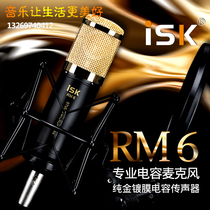 ISK RM-6 RM6 computer karaoke professional recording microphone Recording studio equipment Shout wheat sing bar microphone set