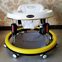Baby childrens Walker with children car export UK silent wheel adjustment o leg anti-rollover folding multi-function