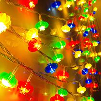 led New Year lights flashing lights Chinese knot red lanterns Lantern Festival small lanterns home Chinese New Year decorative lights