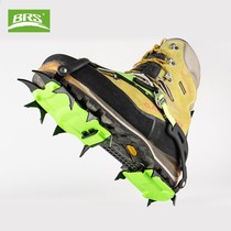 BRS crampon winter outdoor mountaineering snow skid shoe cover climbing ice fishing Studs adult simple snow claw shoe chain