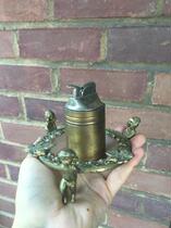 Lighter ㊣ American antique collection vintage decorative brass Lighter igniter