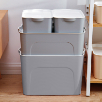 Dormitory cosmetics storage box desktop plastic multifunctional storage box household covered size and storage box