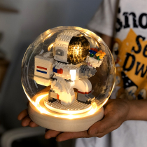 Handmade diy flower astronaut series National Day birthday gift girl send boyfriend spaceman