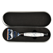 Taiwan imported mens manual razor German quality vintage razor dolomite handle scraper