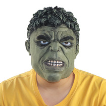 New Green Giant Hulk Latex Mask Avengers League American Captain Headgear Party Performance Props