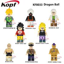 Kefeng KF2020 animation Dragon Ball series 2038 assembly building blocks people childrens educational toys bag 2028