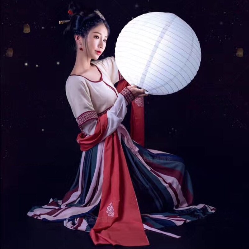 New Years Day paper red antique lantern props handmade small ancient wind chandelier cover hand-held ornament decorative paper lamp cover