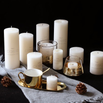 Candles Classic Classic column wax Classic cylindrical candles home furnishings romantic wedding Valentines Day gift