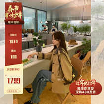 CC fur Floon Rida new imported sheep skin fur coat female long - term fur coat