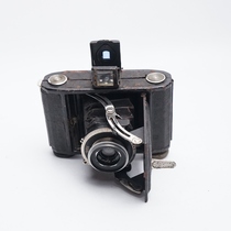 1930s Six Sakura Society Rokuoh-Sha ROX leather cavity folding camera film antique collection before World War II