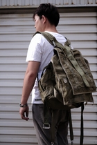 New military version of the Czech 85 Paratrooper backpack 4-piece set of large backpack sub-bag fanny pack Y belt nylon material